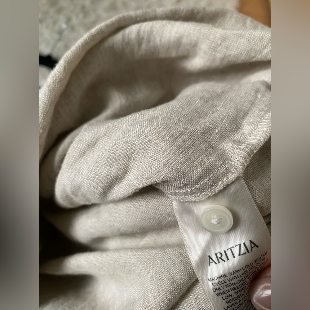 Aritzia Wilfred Eleta Linen Maxi Dress - Picture 8 of 14